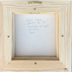 Cadeaux câlins - Peinture acrylique originale sur toile par artiste-auteur Luna Quéré